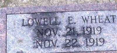Lowell Edward Wheat Lowell Edward Wheat
