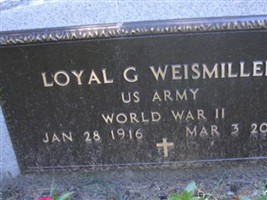 Loyal G Weismiller Loyal G Weismiller