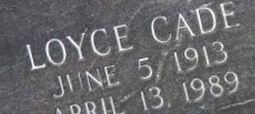 Loyce Cade Patrick Loyce Cade Patrick