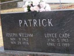 Loyce Cade Patrick Loyce Cade Patrick