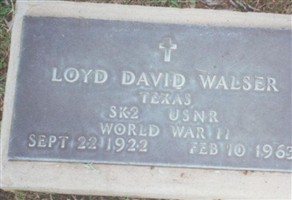 Loyd David Walser