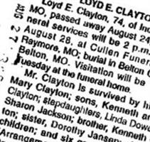 Loyd Edward Clayton