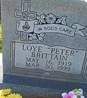 Loye "Peter" Brittain Loye "Peter" Brittain