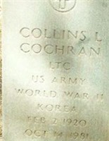 LTC Collins L. Cochran LTC Collins L. Cochran