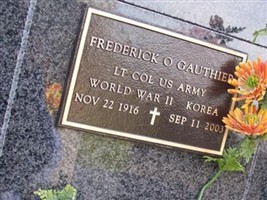 LTC Frederick O. Gauthier LTC Frederick O. Gauthier