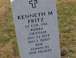 LTC Kenneth M Fritz LTC Kenneth M Fritz
