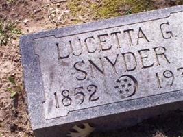 Lucetta G Snyder