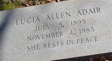Lucia Allen Adair