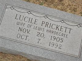 Lucile (Bertha Lucile) Prickett Hardegree