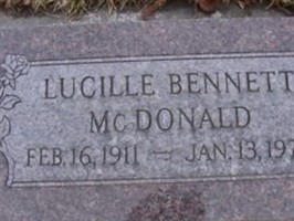Lucille Bennett McDonald Lucille Bennett McDonald
