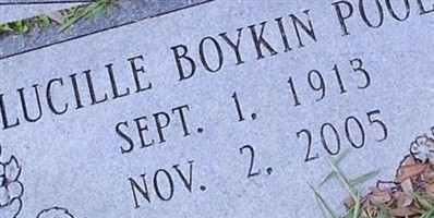 Lucille Boykin Poole Lucille Boykin Poole