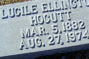 Lucille Ellington Hocutt Lucille Ellington Hocutt
