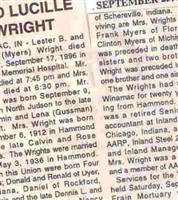 Lucille Myers Wright Lucille Myers Wright