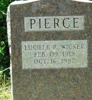 Lucille R Wicker Pierce