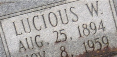 Lucious W Miller
