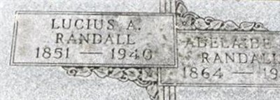 Lucius A Randall