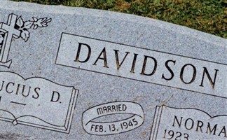 Lucius D. Davidson, Jr Lucius D. Davidson, Jr