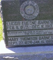 Lucius Eugene Barnes Lucius Eugene Barnes