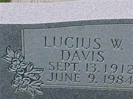 Lucius W. Davis