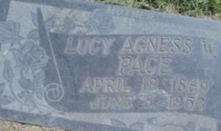 Lucy Agness White Pace