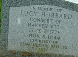 Lucy Hubbard Rice