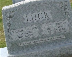 Lucy J. Butler Luck Lucy J. Butler Luck