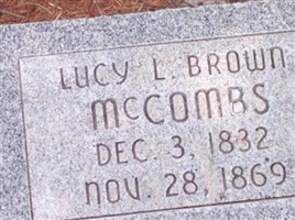 Lucy Lucetta Brown McCombs Lucy Lucetta Brown McCombs