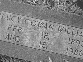 Lucy McMillian Cowan Williams Lucy McMillian Cowan Williams