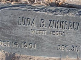 Luda B Zimmerly Luda B Zimmerly