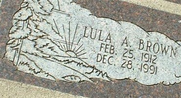 Lula A. Brown Lula A. Brown