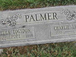 Lula Logsdon Pope Palmer Lula Logsdon Pope Palmer