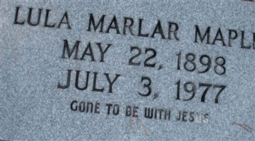 Lula Marlar Maples Lula Marlar Maples