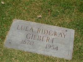 Lula Ridgeway Gilbert Lula Ridgeway Gilbert