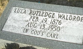 Lula Rutledge Waldrop