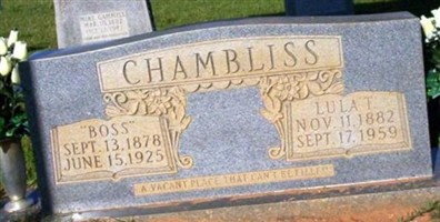 Lula T Chambliss Lula T Chambliss