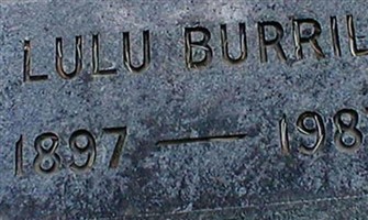 Lulu Isabel "Lula" Hinton Burril