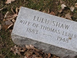 Lulu Shaw Lebert Lulu Shaw Lebert