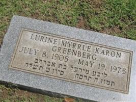 Lurine Myrrle Karon Greenberg