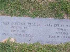 Luther Cantrell Wade, Jr Luther Cantrell Wade, Jr