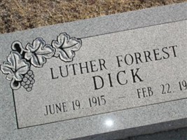 Luther Forrest Dick Luther Forrest Dick