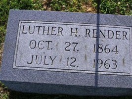 Luther H Render Luther H Render