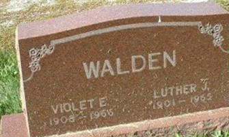 Luther J. Walden Luther J. Walden