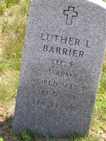 Luther L Barrier Luther L Barrier