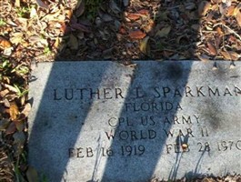 Corp Luther L. Sparkman