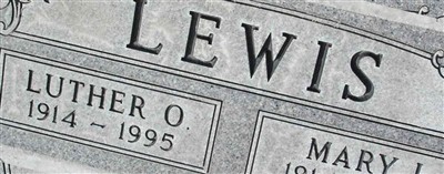 Luther Olson Lewis Luther Olson Lewis