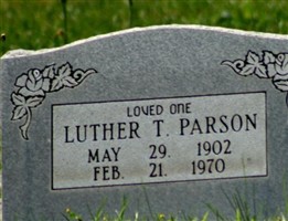 Luther T. Parson Luther T. Parson