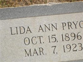 Lyda Ann Pryor Lyda Ann Pryor