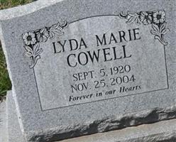 Lyda Marie Fouts Cowell