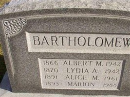 Lydia A Bartholomew