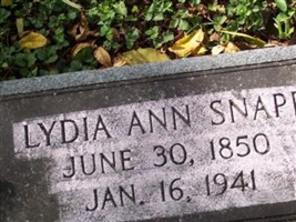 Lydia Ann Rider Snapp Lydia Ann Rider Snapp